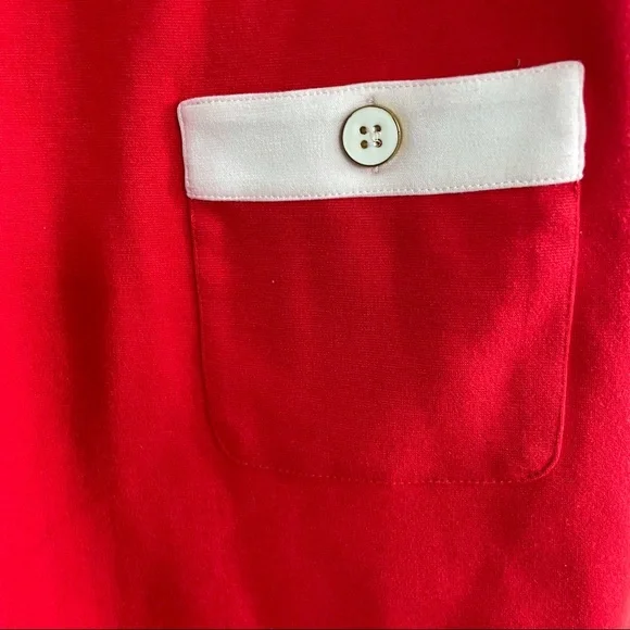 Vintage Spense Red Retro Dress Size 10 - Picture 6 of 7